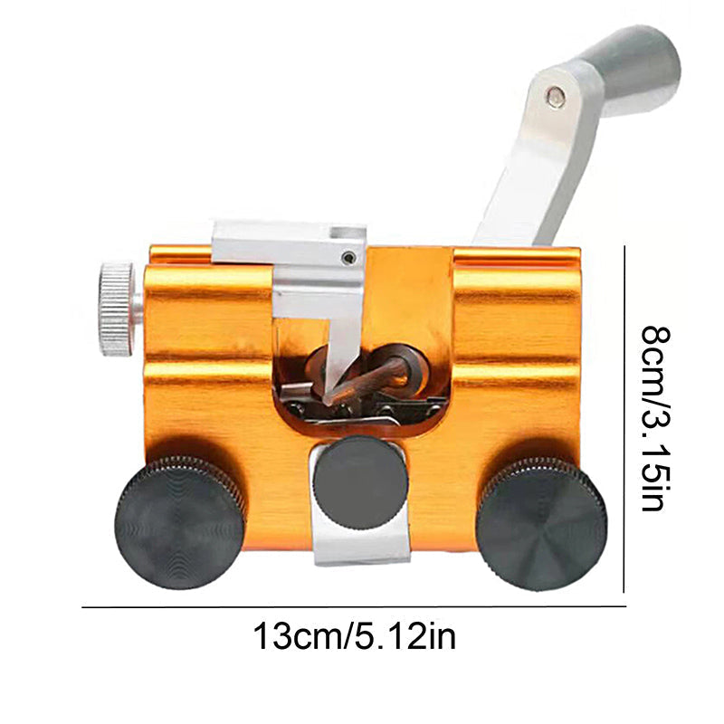 Chainsaw Chain Sharpening Jig Aluminium | Fits All Chainsaw Chains, Guide Bushings Included | Precise 30 Degree Sharpening
