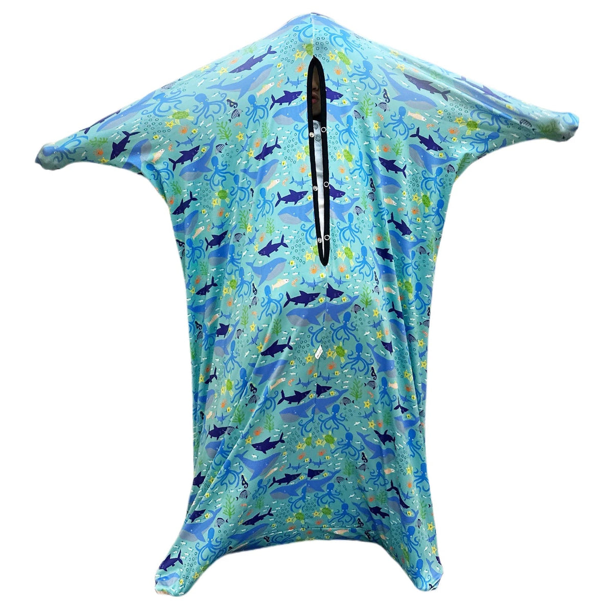 Children Sensory Body Sock | Stretch Wrap, Ocean Print