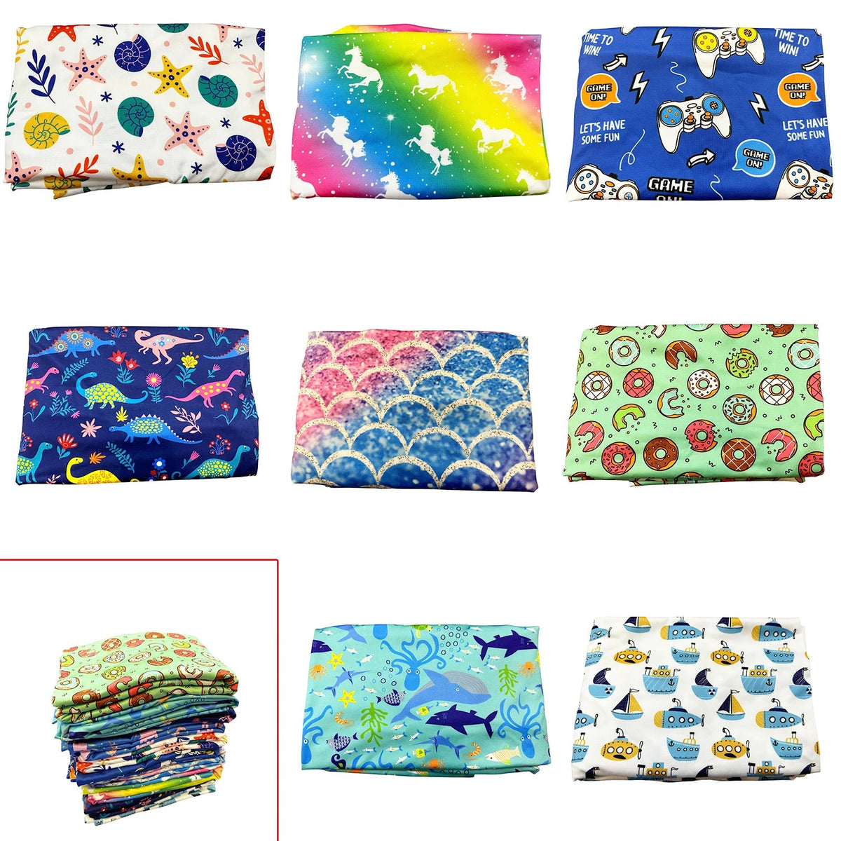 Children Sensory Body Sock | Stretch Wrap, Ocean Print