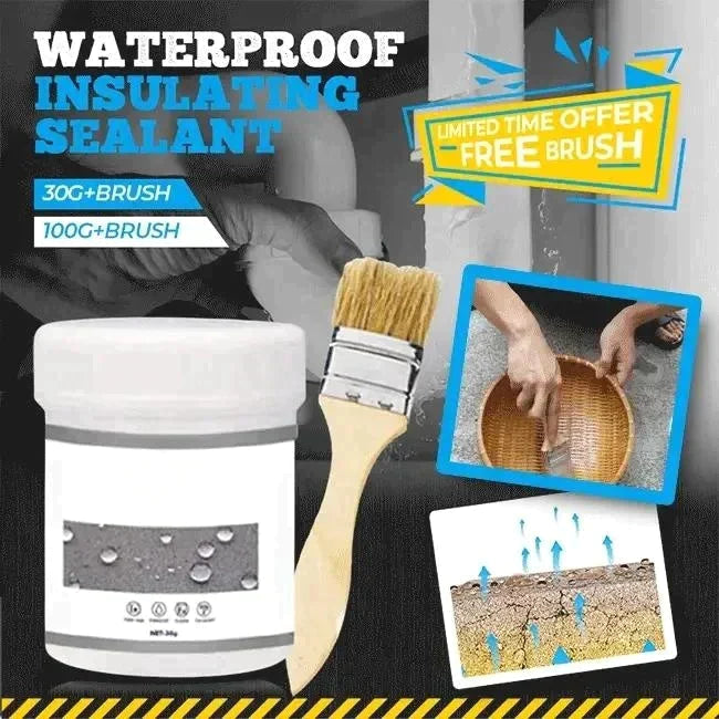 Clear Waterproof Sealant | Deep-Penetrating Crack & Joint Sealer for Tiles, Wood, Metal | Invisible Leak Protection