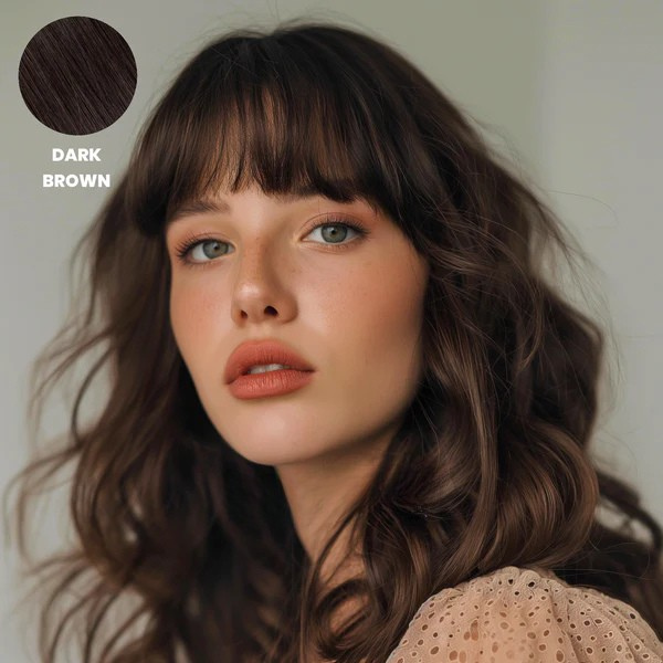 Clip-In Fringe Hairpiece | 100% Remy Human Hair | Heat-Resistant Styling, Colour-Match Blend & Secure All-Day Clip Grip