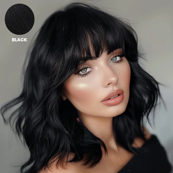 Clip-In Fringe Hairpiece | 100% Remy Human Hair | Heat-Resistant Styling, Colour-Match Blend & Secure All-Day Clip Grip
