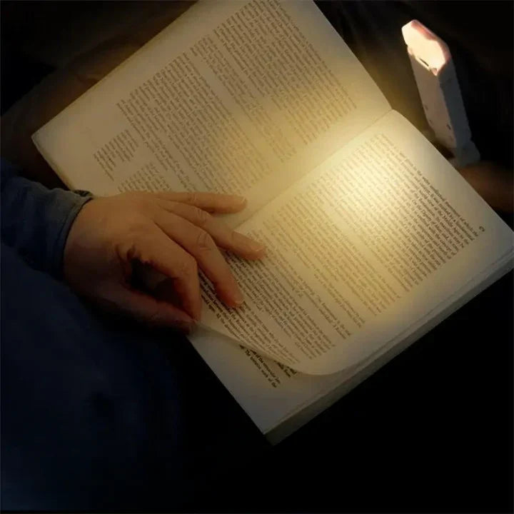 Clip-On LED Reading Light | 3 Brightness & 3 Colour Temperature Settings | USB Rechargeable with 6-Hour Battery Life