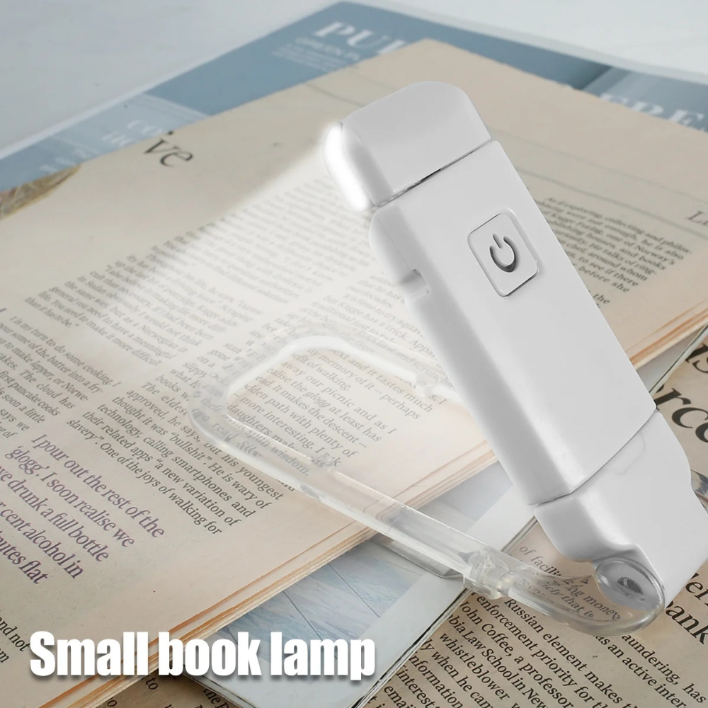 Clip-On LED Reading Light | 3 Brightness & 3 Colour Temperature Settings | USB Rechargeable with 6-Hour Battery Life