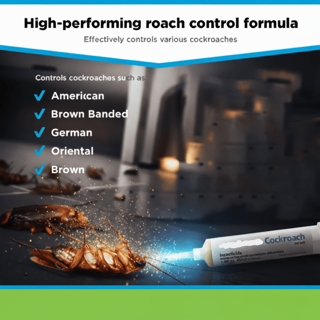 Cockroach Gel Bait | Indoor And Outdoor Syringe Applicator