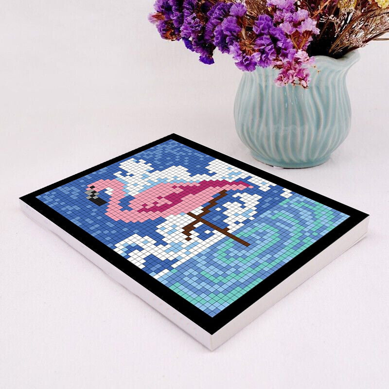 Colour by Numbers Activity Book | 100 Mosaic Designs on Black Backgrounds | Relaxing Creative Hobby for All Ages