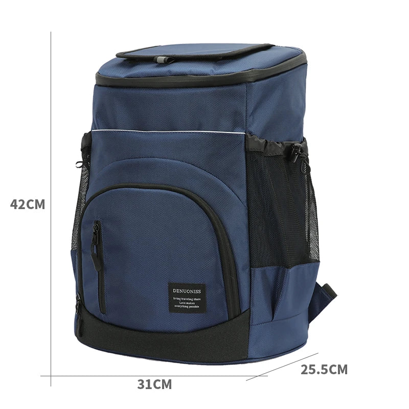 Cooling Backpack for Summer Adventures - Water-Repellent Fabric - 20L - Spacious - Durable