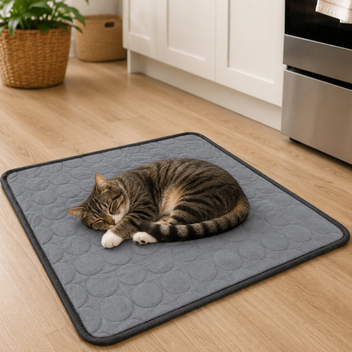 Cooling Pet Bed | Quilted Self-Cooling Mat for Dogs & Cats
