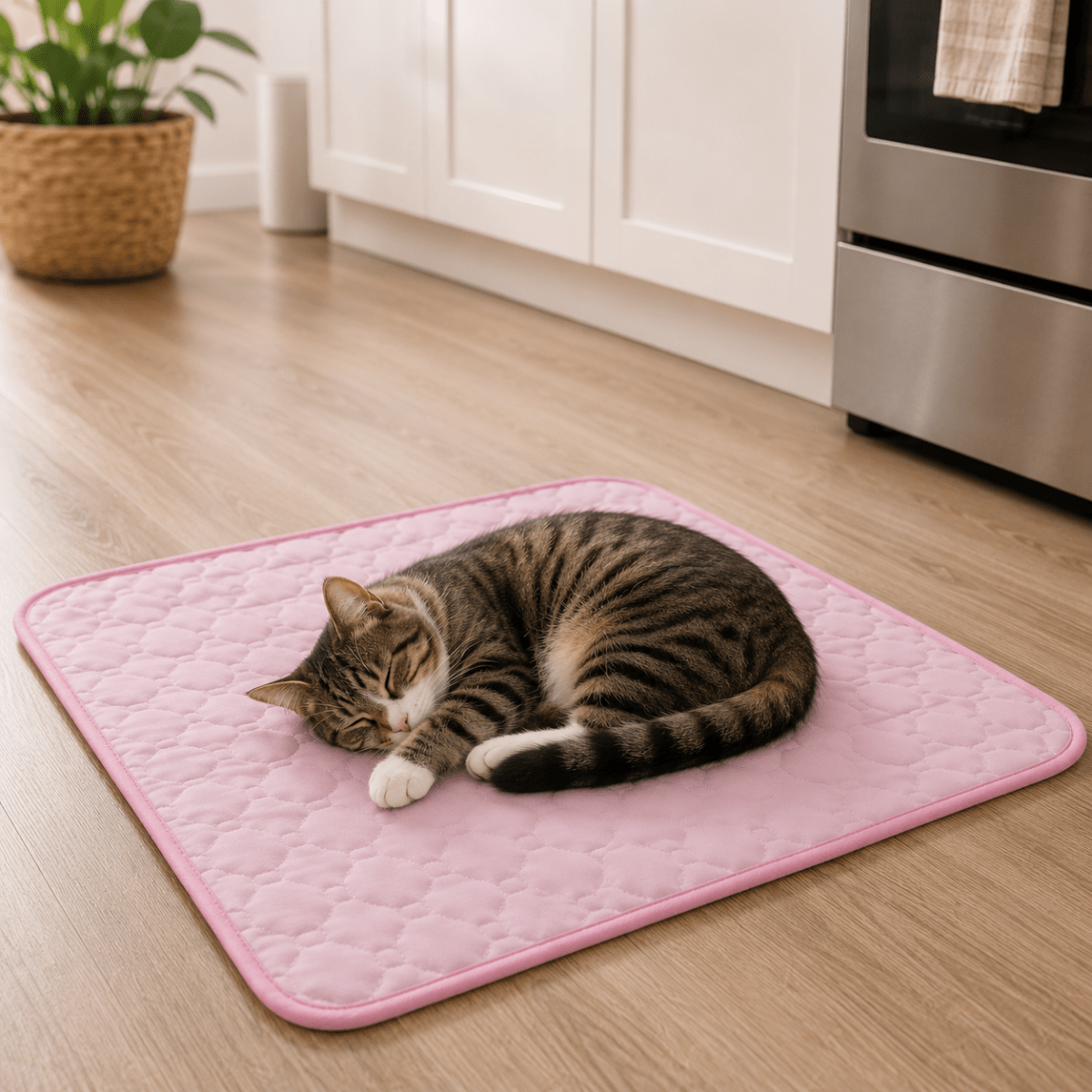 Cooling Pet Bed | Quilted Self-Cooling Mat for Dogs & Cats
