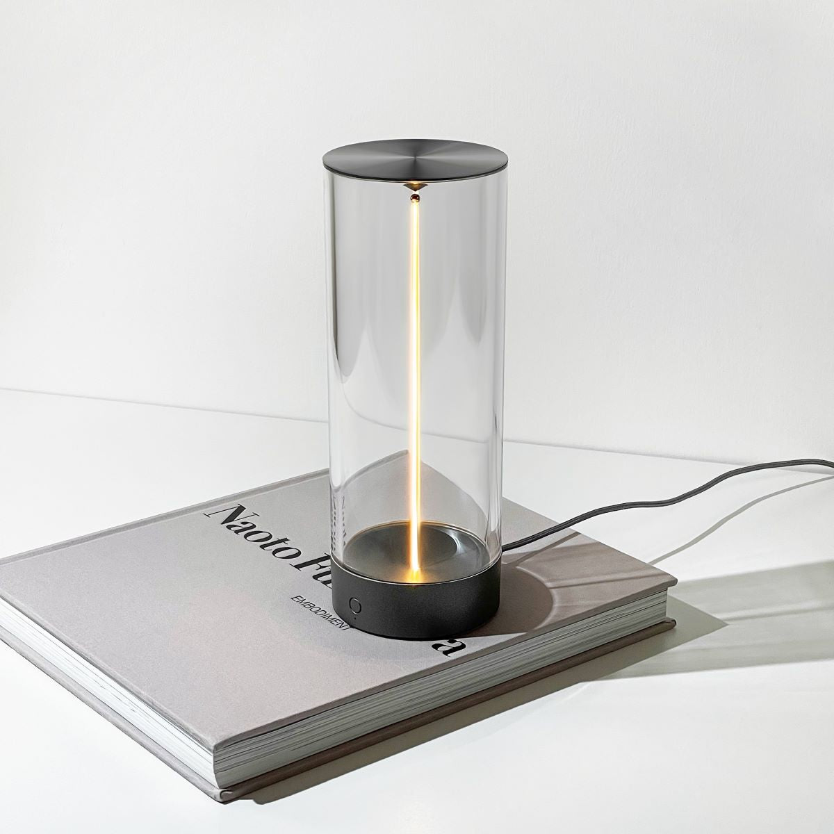 Cordless LED Lamp Rechargeable Touch-Sensitive with Collapsible String