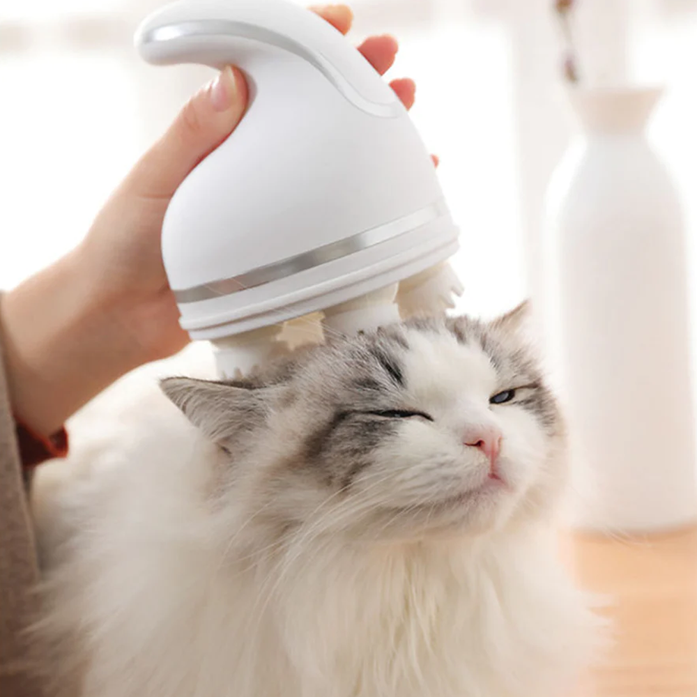 Cordless Pet Massager for Dogs and Cats | Interchangeable Massage Heads | Soothes Muscles, Boosts Circulation Daily
