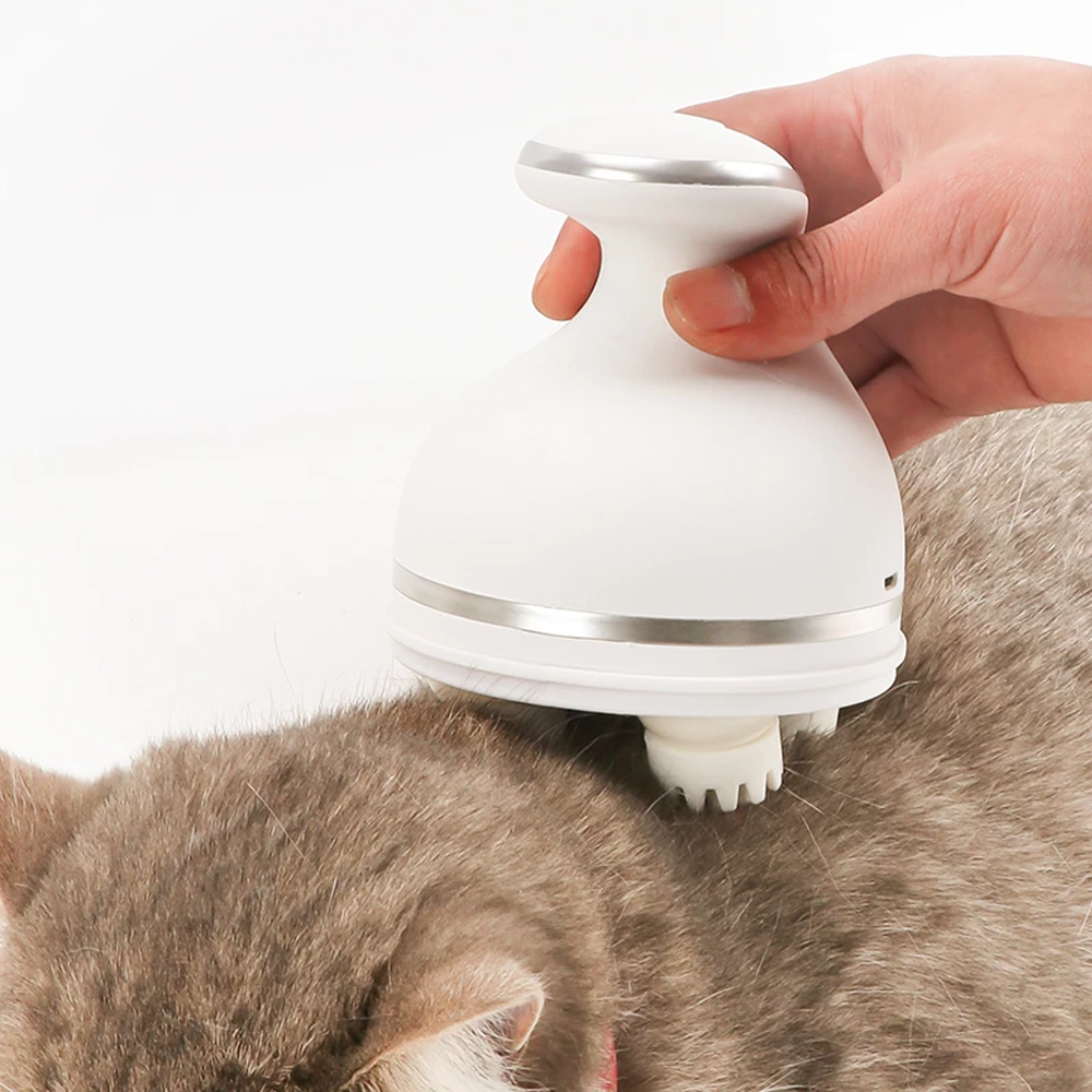 Cordless Pet Massager for Dogs and Cats | Interchangeable Massage Heads | Soothes Muscles, Boosts Circulation Daily