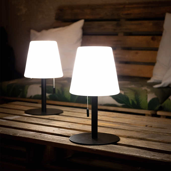 Cordless Rechargeable Table Lamp | IP65 Waterproof, 16 Colours | Dimmable, 2000 mAh USB Charging, 8-12 Hour Runtime