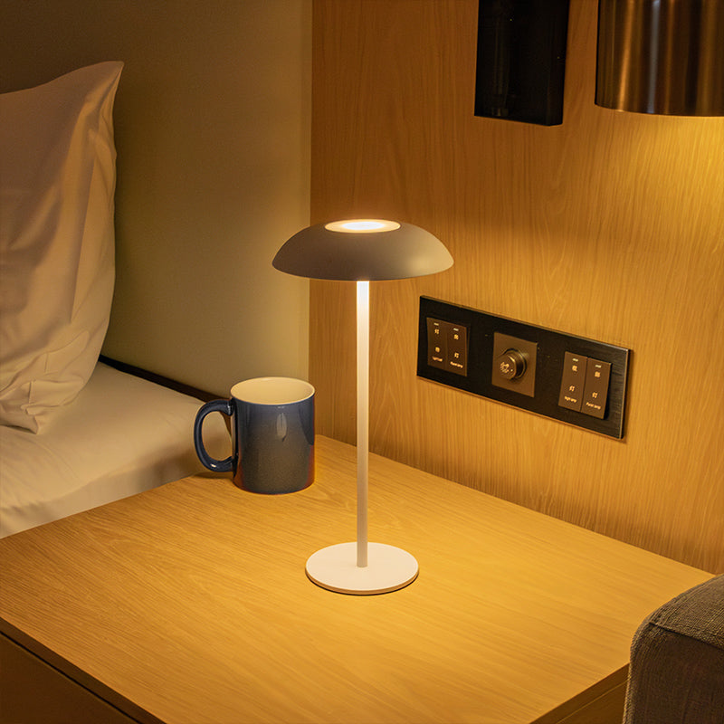 Cordless Table Lamp Rechargeable Iron Touch Control with USB-C Charging