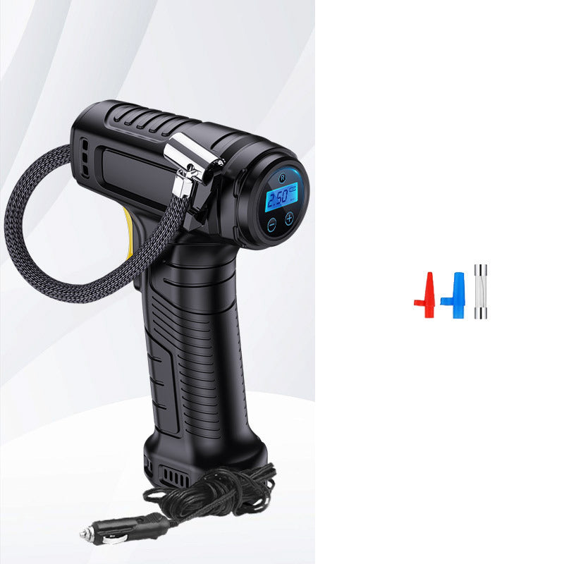 Cordless Tyre Inflator Pump | Digital Display with Smart Auto Shut-Off | 35 L/min Fast Inflation, USB Rechargeable