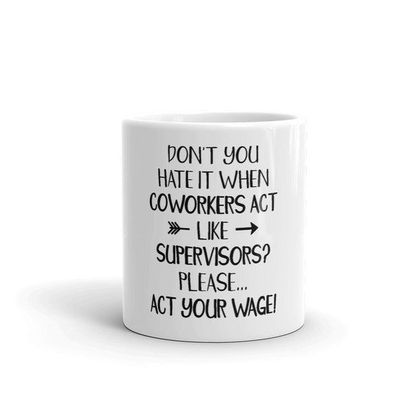 Coworker Quote Coffee Mug Ceramic | Glossy Printed Design | Dishwasher and Microwave Safe Novelty Gift for Office Desk