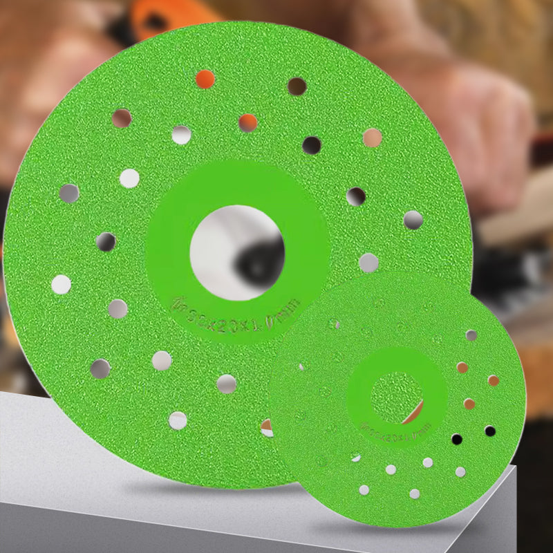 Diamond Cutting Disc Forged Steel | Heat-Vented Grinding Wheel for Ceramic Marble Glass | Chip-Resistant Precision Cuts