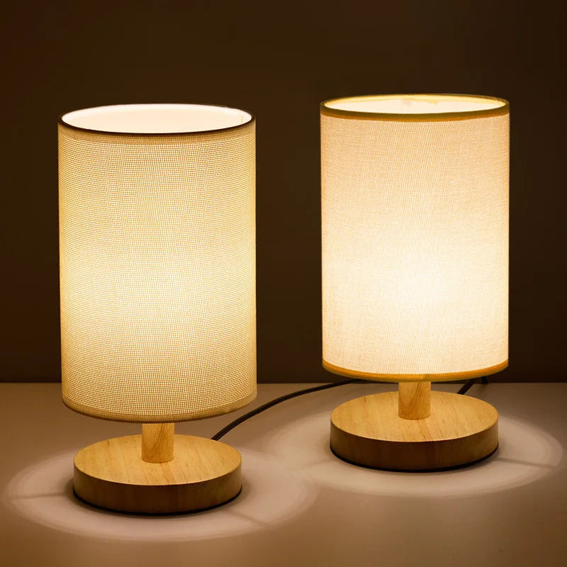 Dimmable Table Lamp with Remote Control | Plain White or Textured Grey | 3 Light Colours, USB Powered