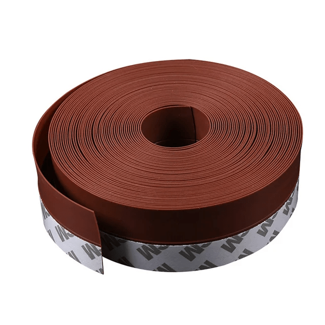 Door Seal Strip Silicone | Self-Adhesive Draught Excluder | Blocks Insects and Cold Drafts from Doors, Windows and Sliding Panels