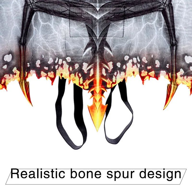 Dragon Wing Costume Accessory | Halloween Cosplay Carnival Party Wings | Lightweight Back-Worn Fantasy Costume Design