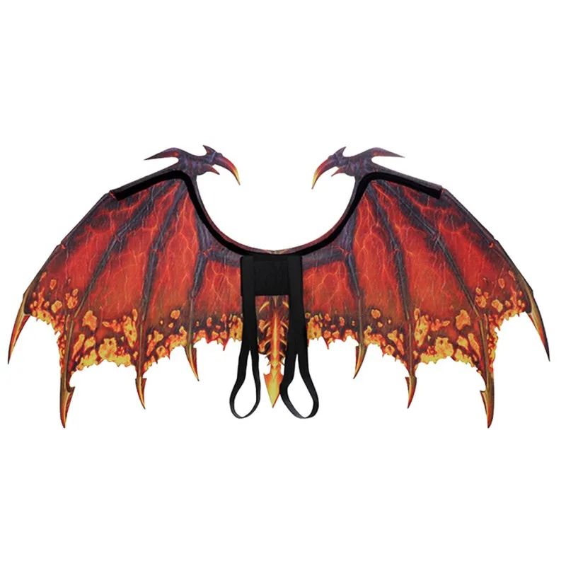 Dragon Wing Costume Accessory | Halloween Cosplay Carnival Party Wings | Lightweight Back-Worn Fantasy Costume Design