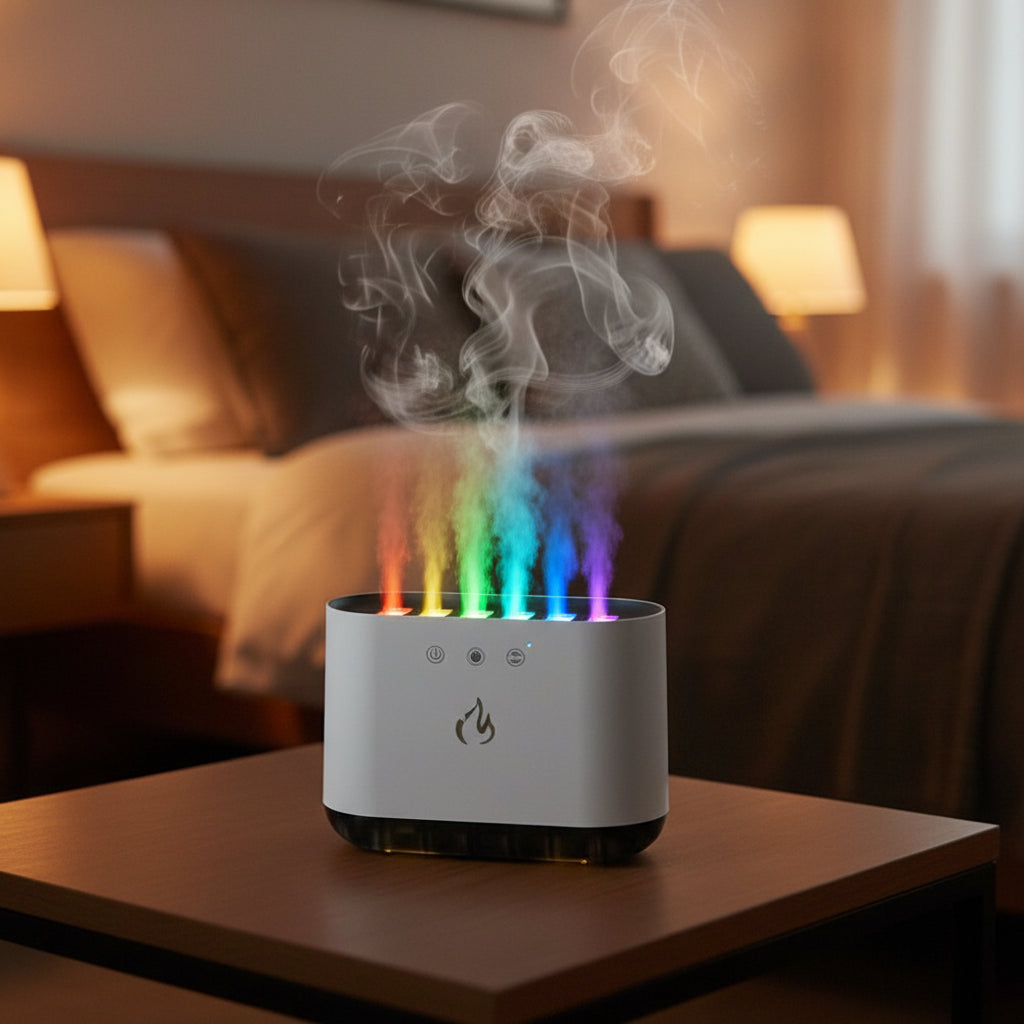LED Humidifier with Voice Control | 900 ml Tank, Ambient Lighting Effects, Quiet Mist Output | Covers Rooms up to 40 m² 3