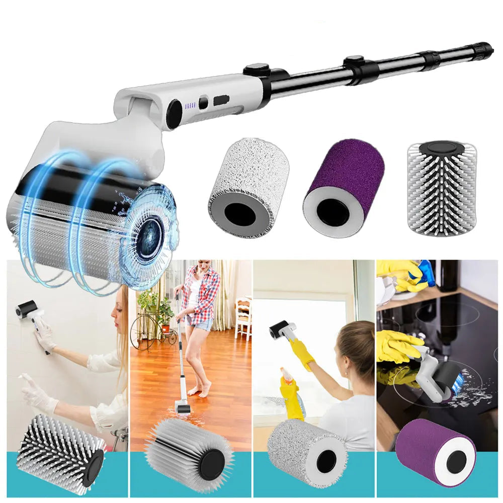 Electric Barbecue Grill Brush | Powered Head, Three Speeds