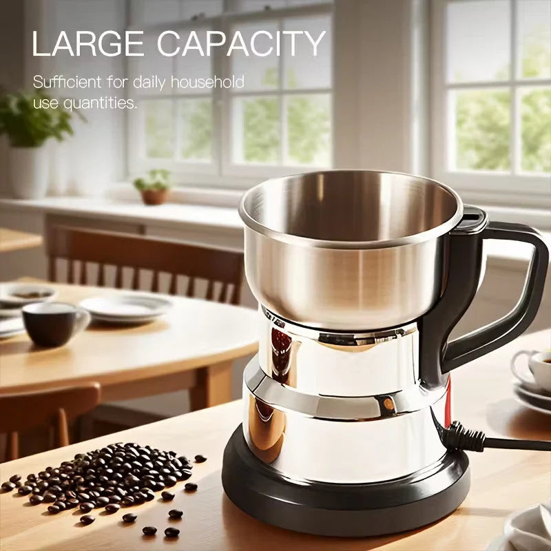 Electric Coffee and Spice Grinder | Clear Lid, Deep Bowl
