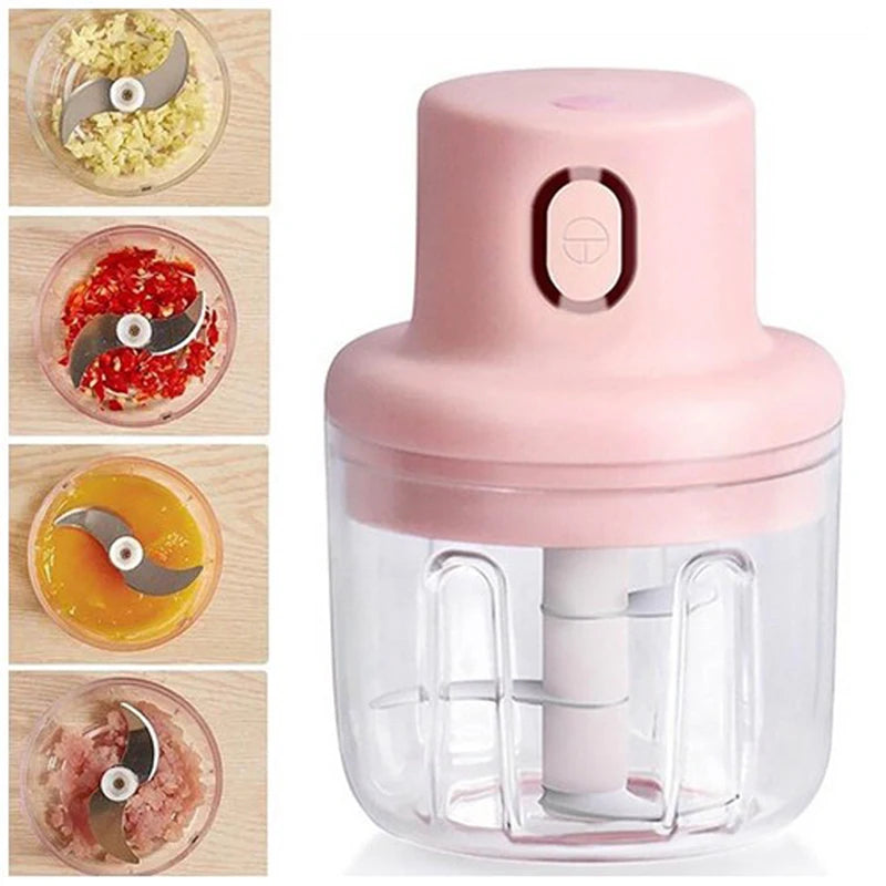 Electric Food Chopper | Cordless Mini Bowl Chopper