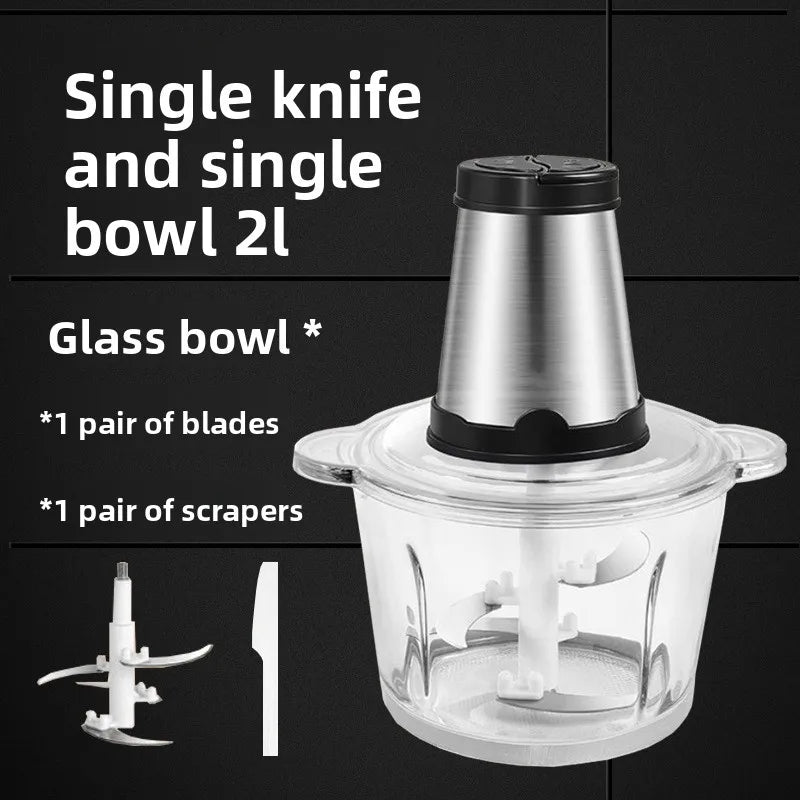 Electric Meat Grinder | 2L Bowl With Two-Speed Control