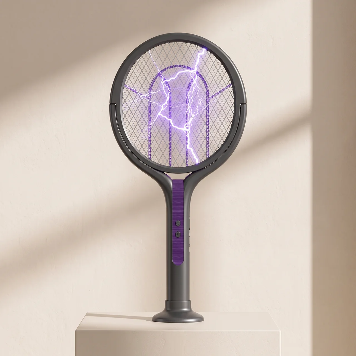 Electric Mosquito Swatter | Rotating Head, Light Mode