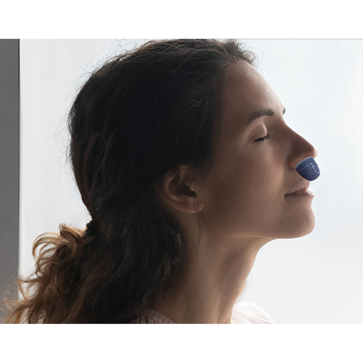 Electric Nasal Dilator Anti-Snoring Device | Micro-Fan Airflow, Rechargeable | Micro-USB Charging, Silicone Prongs