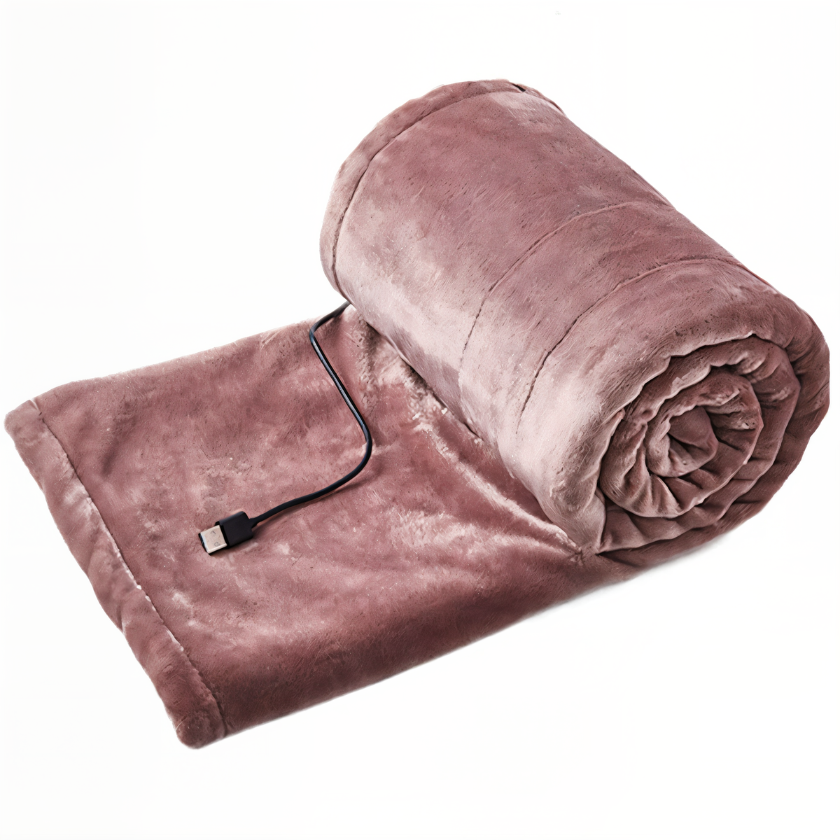 Electric USB Heated Blanket Polyester | Plug Into Powerbanks, Laptops or Car Sockets | Soft Fast-Warming Throw