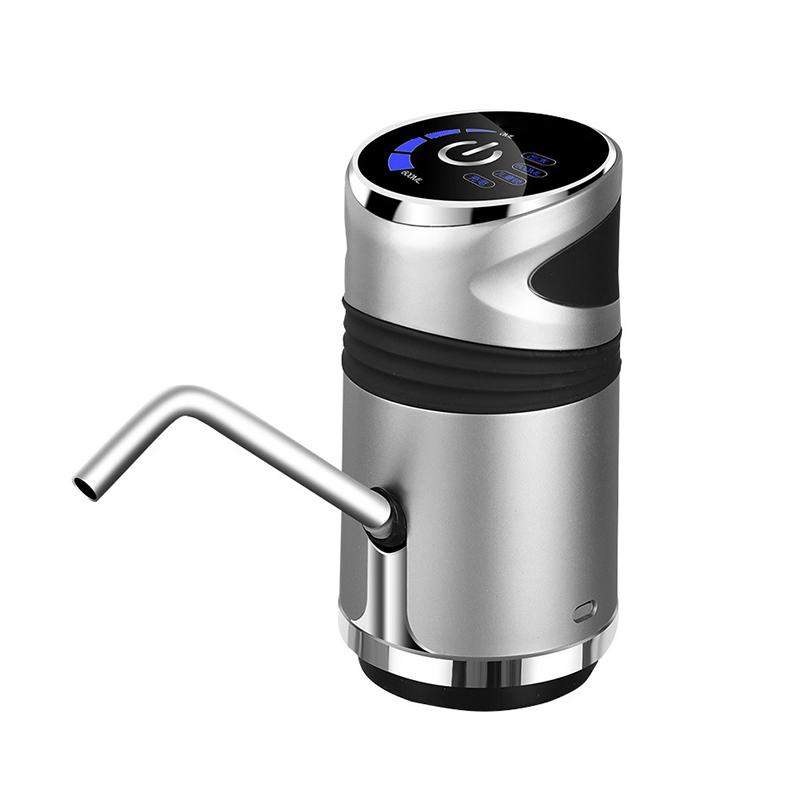 Electric Water Pump 5W USB Rechargeable | 600 ml Auto Dispense Child Lock | Stainless Steel Pipe for Water Bottles