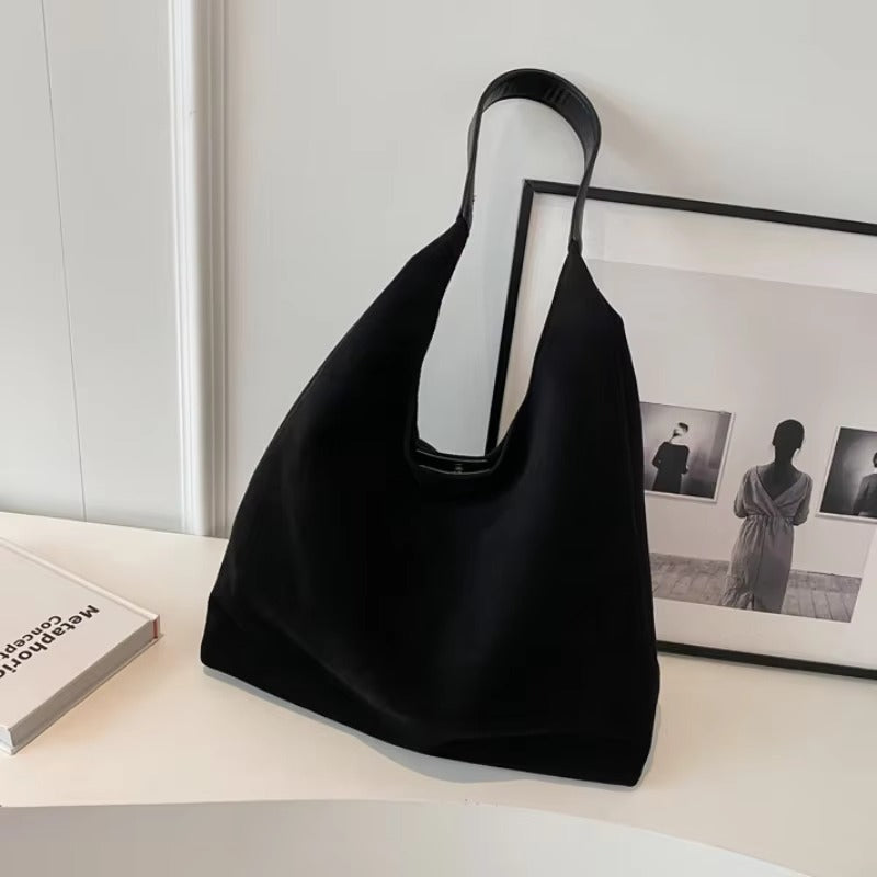 Elegant Suede | Shoulder Bag For Women - Adjustable Strap Design
