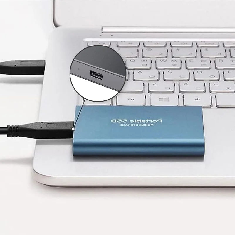 External SSD 128GB | USB 3.1 Ultra-Fast Data Transfer | Plug-and-Play, Compatible with Windows, macOS and Linux