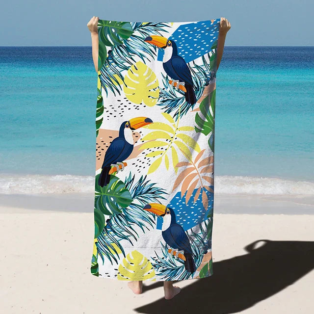 Extra Large Microfiber Beach Towel - Quick-Dry and Lightweight