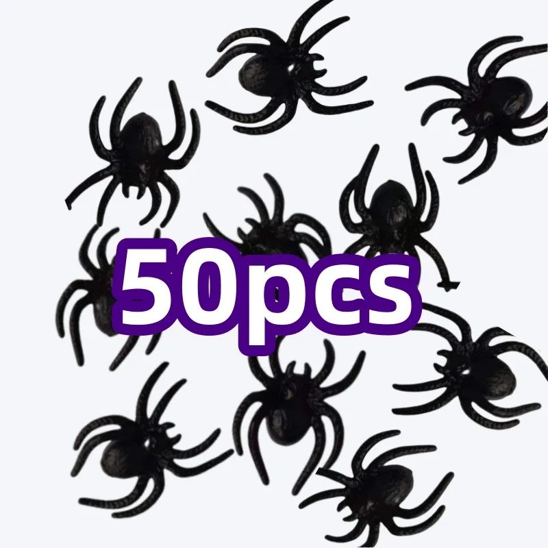 Fake Cockroach Prank Toys for Halloween & Party Pranks | 50-Piece Set, Lifelike Detail | Reusable Novelty Bugs