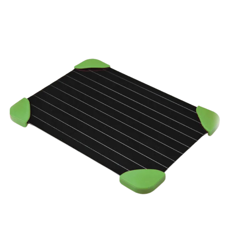 Fast Defrosting Tray | Grooved Plate With Corner Feet