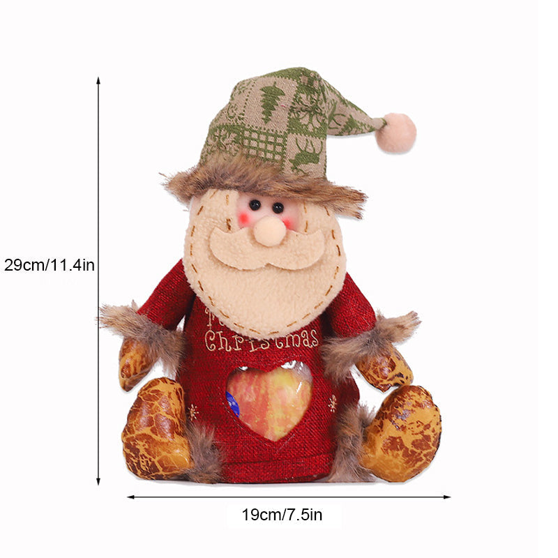 Festive Gift Bag Small Candy Decorative Fabric with Character Design