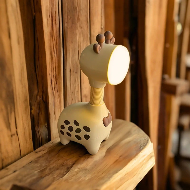 Flexible Neck Night Light, 360° Poseable | Pink, Beige, Green, Set of 3 | Rechargeable, Warm Glow
