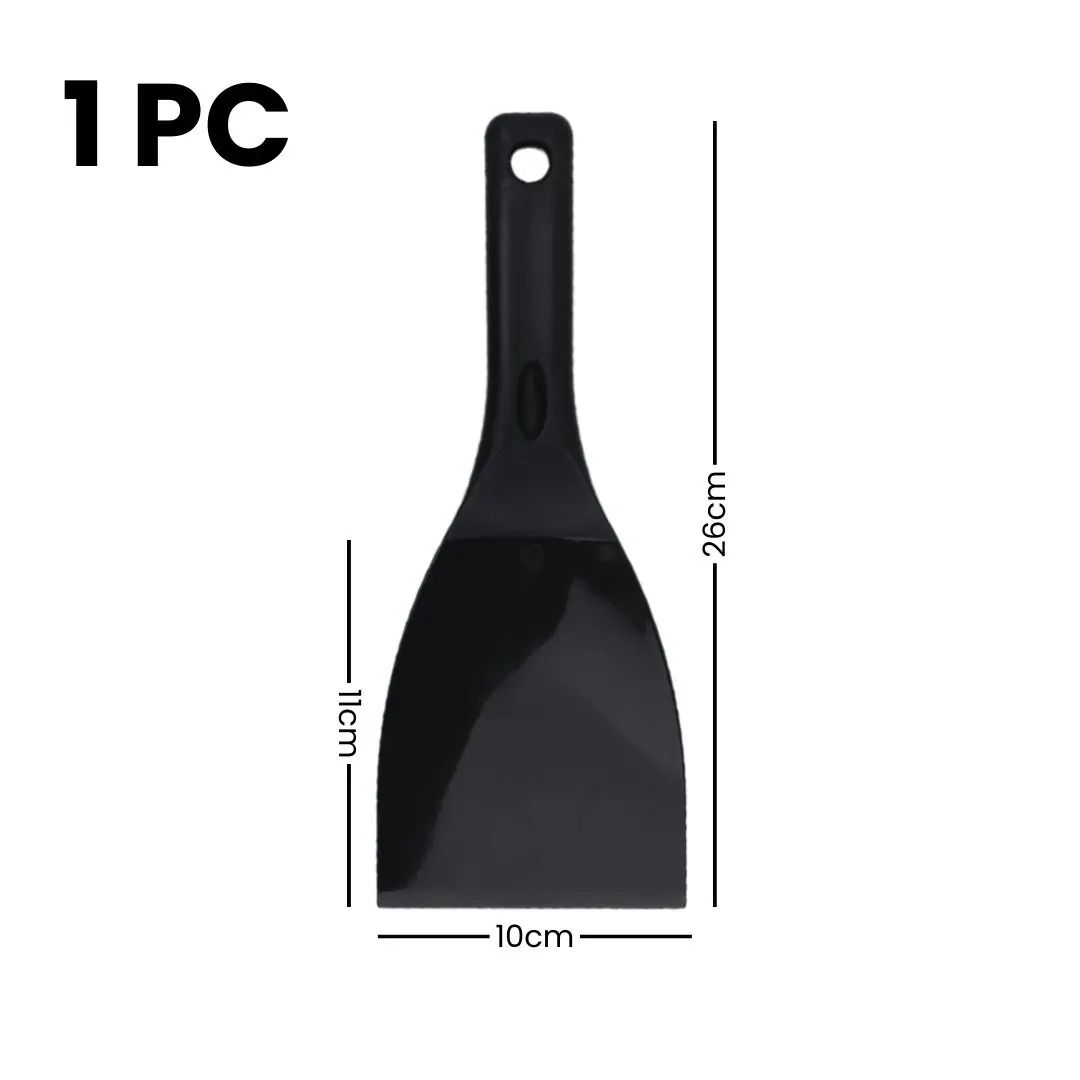 Flexible Pizza Dough Scraper Spatula Food-Grade Plastic | Ergonomic Handle, Hanging Hole | Non-Scratch Dough Cutting & Lifting
