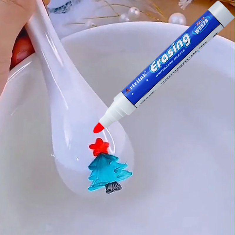 Floating Marker Pen Painting Kit | Draws Shapes That Float on Water | Mess-Free Creative Toy for Kids and Families