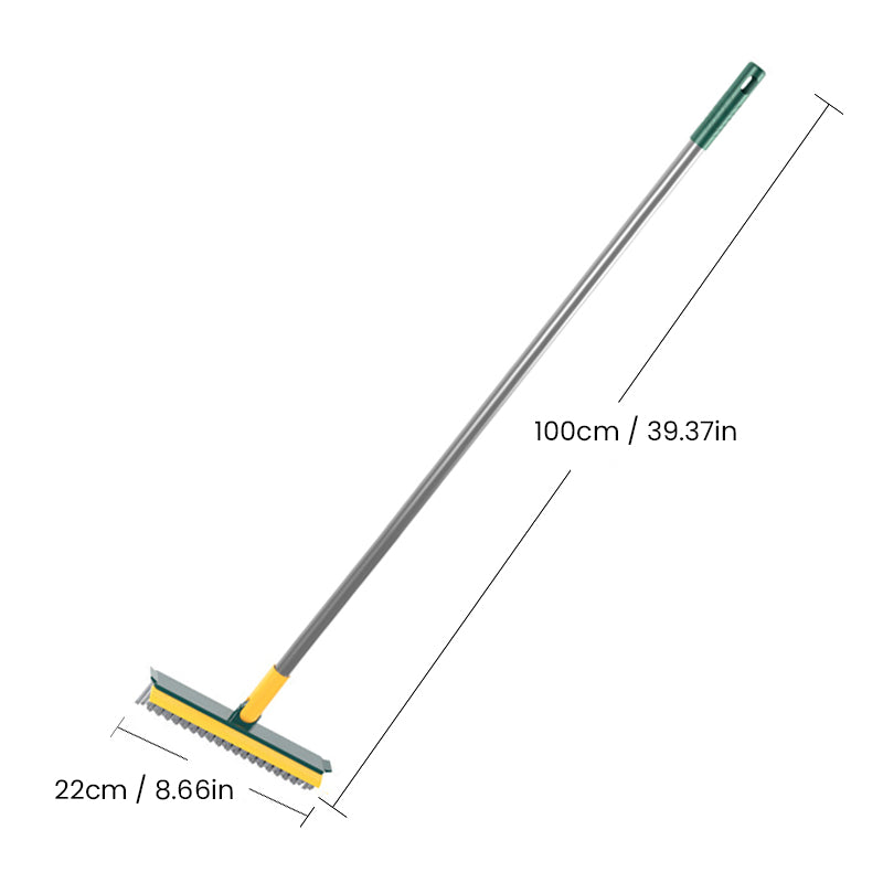 Floor Scrub Brush Scraper Detachable Aluminium PP Bristles with Hanging Hole