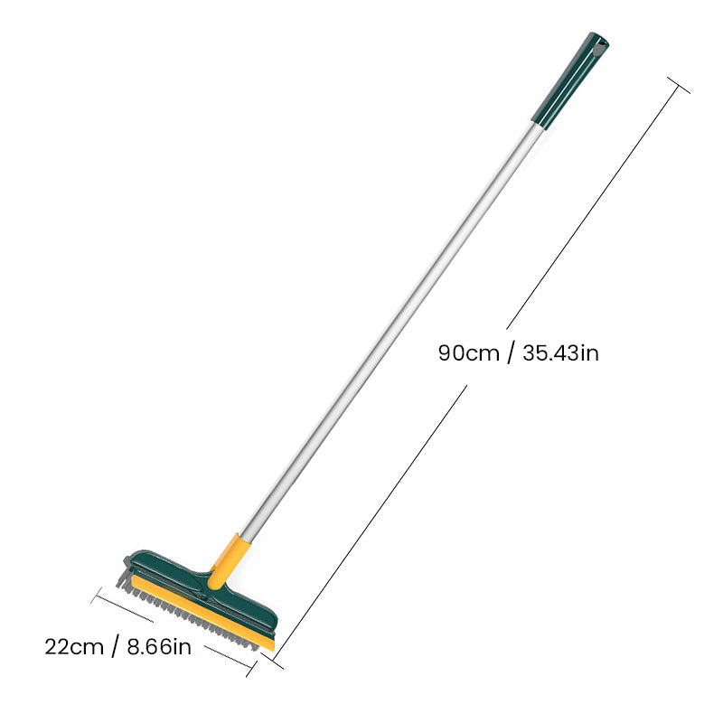 Floor Scrub Brush Scraper Detachable Aluminium PP Bristles with Hanging Hole