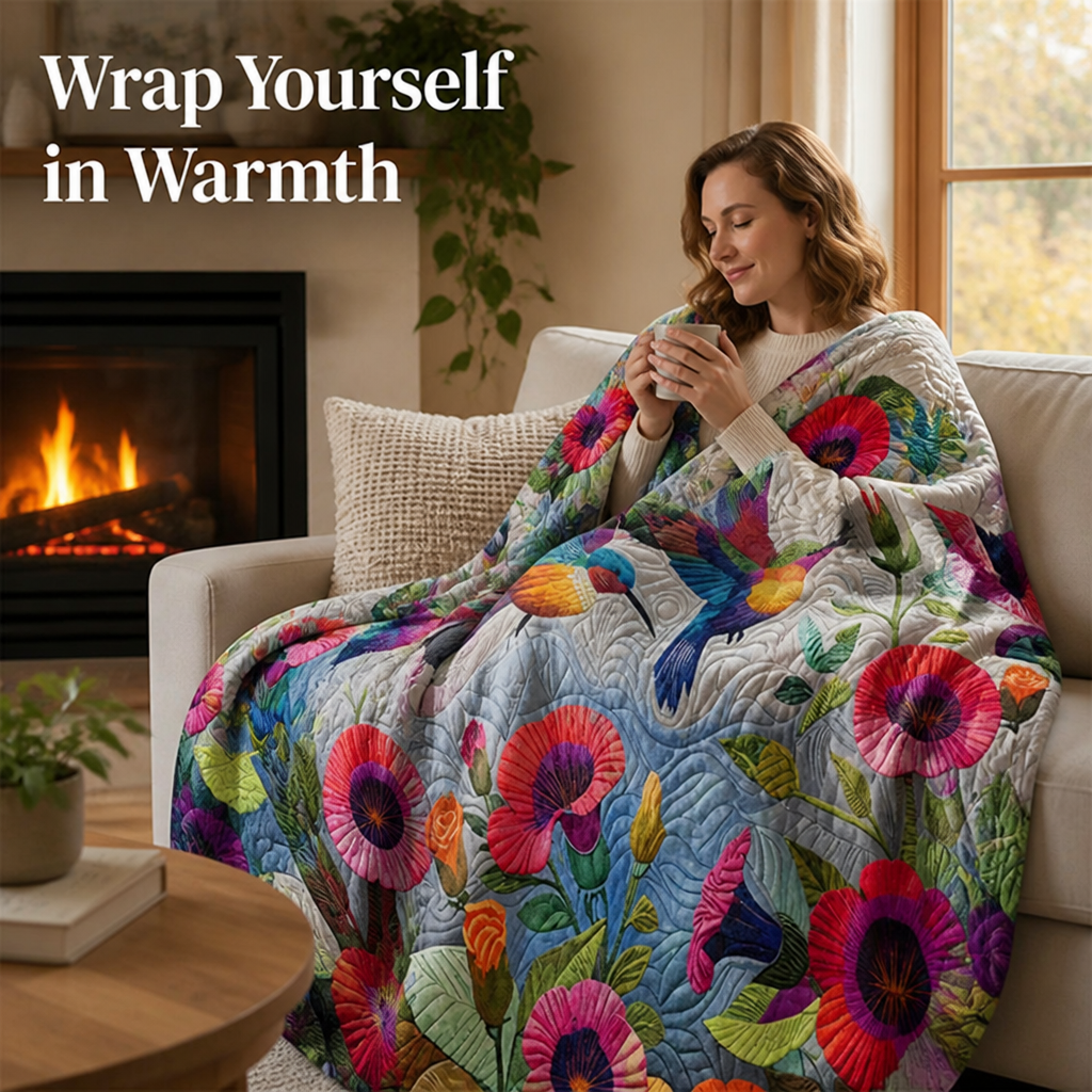Floral Flannel Blanket | Plush Soft Throw with Vibrant Floral Print | Machine Washable, Fade-Resistant Cosy Comfort