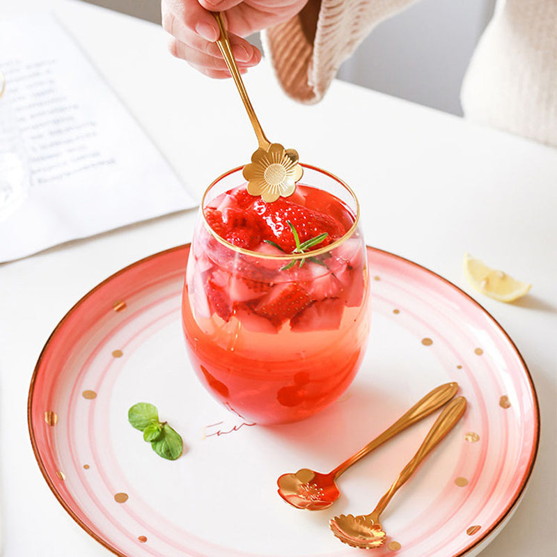 Flower Spoon Set | Eight Petal Bowls With Tapered Handles