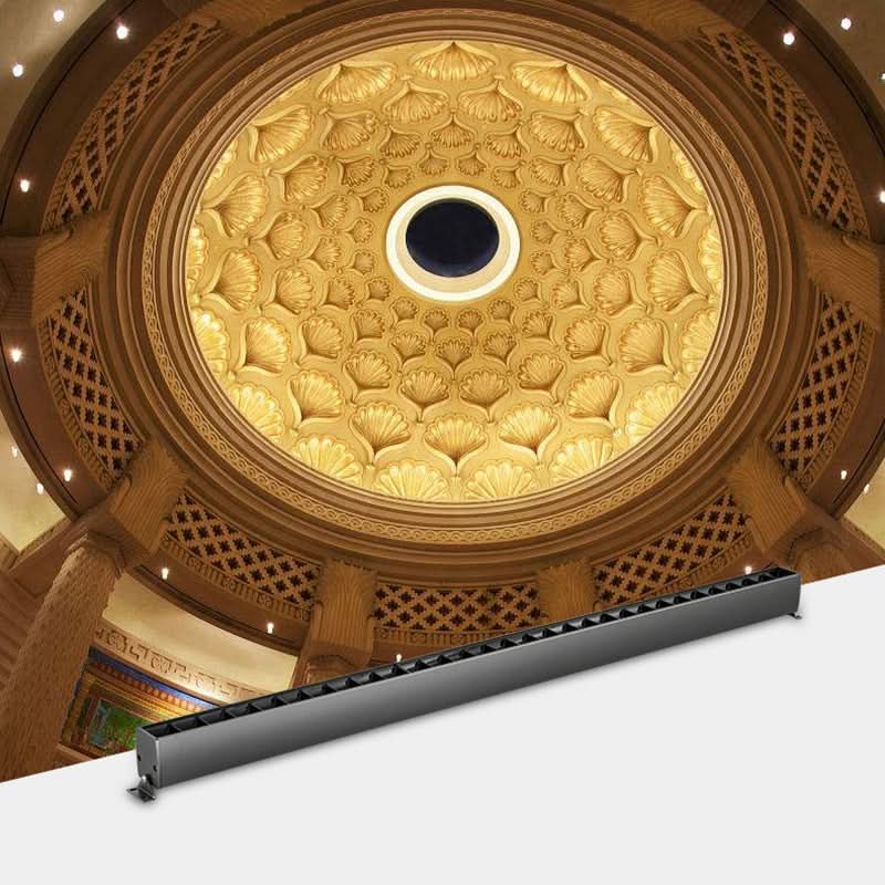 Flush Mount Ceiling Light Rotatable LED Linear 3000K 4000K with Wall Wash