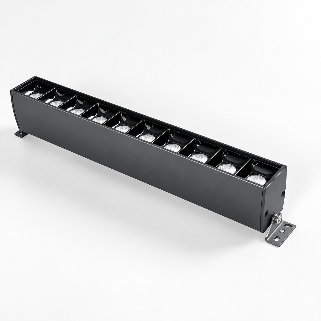 Flush Mount Ceiling Light Rotatable LED Linear 3000K 4000K with Wall Wash