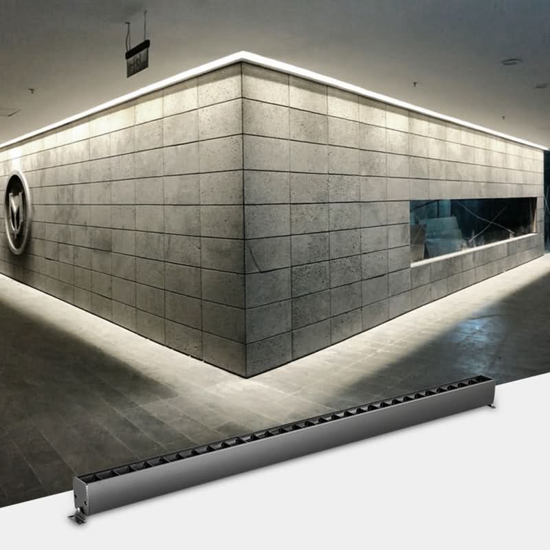 Flush Mount Ceiling Light Rotatable LED Linear 3000K 4000K with Wall Wash